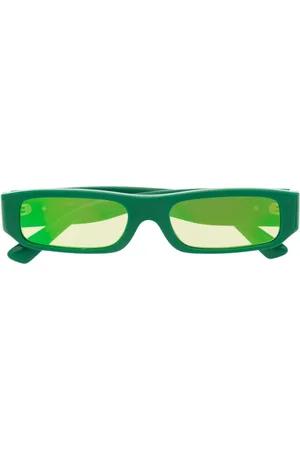 Dolce & Gabbana Rectangle-frame mirrored sunglasses