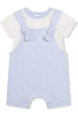 Givenchy Logo-print cotton dungarees
