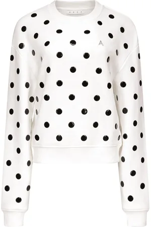 AREA Polka-dot cotton sweatshirt