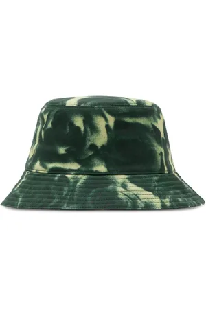 Burberry Abstract-pattern print cotton bucket hat