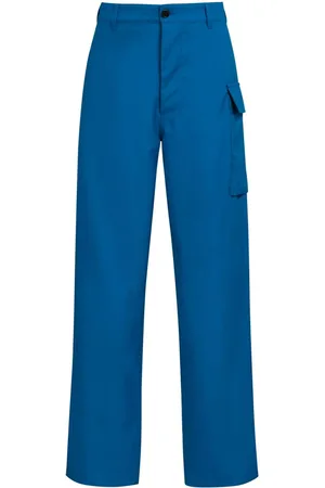 Marni Cargo-pocket straight-leg trousers