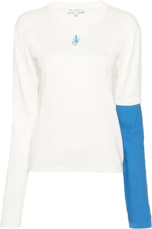 J.W.Anderson Logo-embroidered long-sleeve jumper
