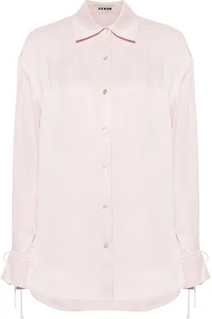 AERON Fallow satin-weave shirt