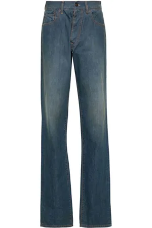 Maison Margiela Straight-leg cotton jeans