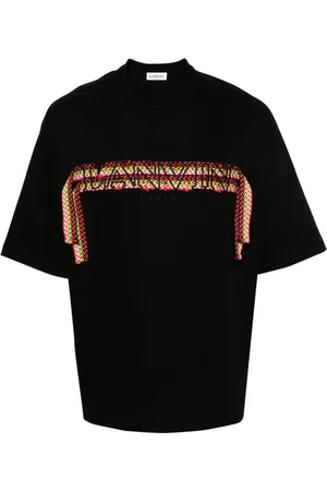 Lanvin Curb lace-detailed cotton T-shirt