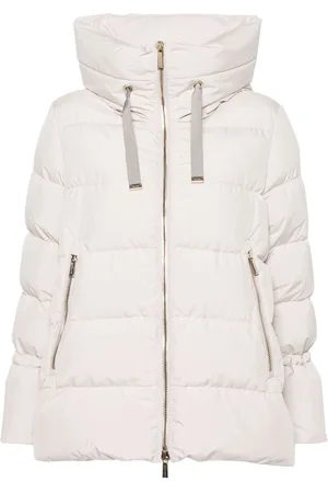 MOORER Gadia quilted hooded jacket