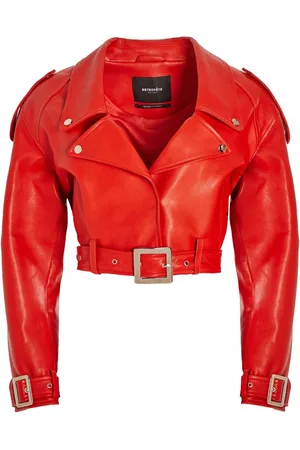 Retrofete Victoria cropped biker jacket