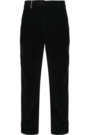 PESERICO SIGN Corduroy straight-leg trousers