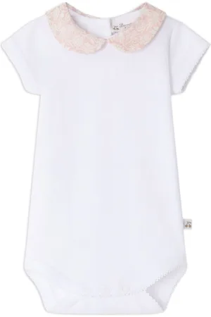 BONPOINT Floral-print cotton bodysuit