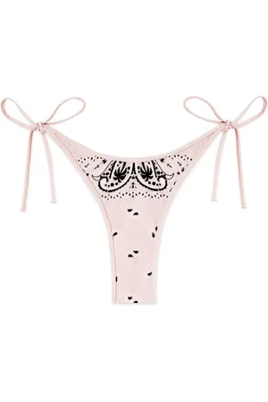 Palm Angels Paisley-print bikini bottoms
