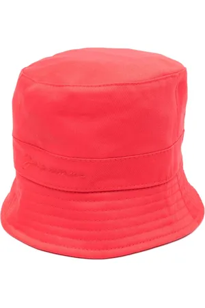 Jacquemus Embroidered-logo bucket hat