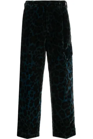 OAMC Combine leopard-print cargo trousers
