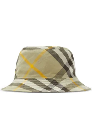 Burberry Check-pattern reversible bucket hat