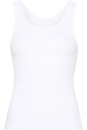 Maison Margiela Numbers-motif ribbed tank top
