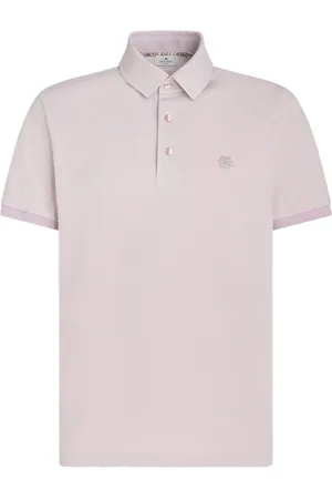 Etro Pegaso-embroidered cotton polo shirt