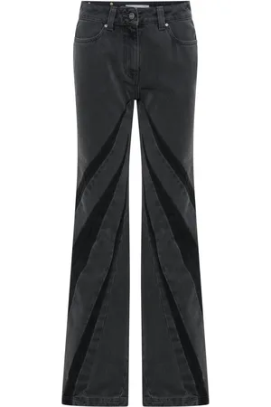 DION LEE Darted bootcut jeans