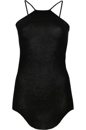 Rick Owens Scorpio ribbed-knit tank top