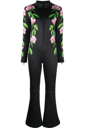 Cynthia Rowley Floral-print flared jumpsuit
