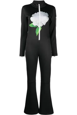 Cynthia Rowley Floral-print flared jumpsuit