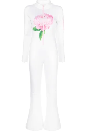 Cynthia Rowley Floral-print flared jumpsuit