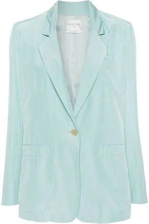 FORTE FORTE Single-breasted satin blazer
