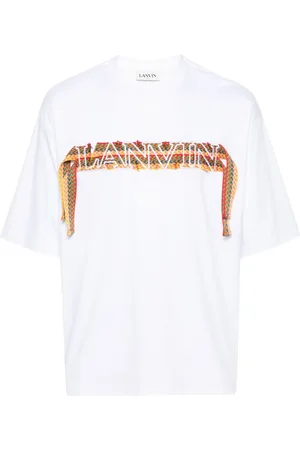 Lanvin Curb embroidered cotton T-shirt