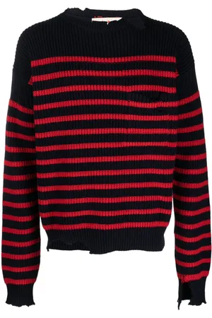 Marni Distressed striped jumpers
