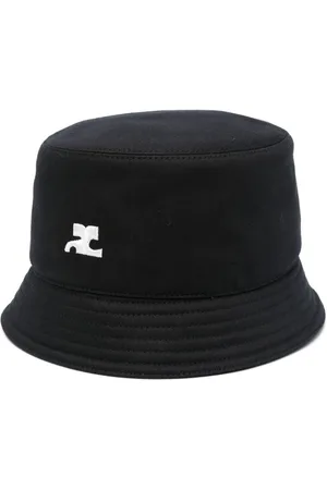 Courrèges Signature logo-appliqué bucket hat