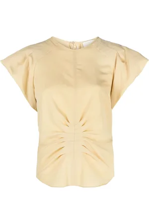 Isabel Marant Tullya pleat-detailing blouse