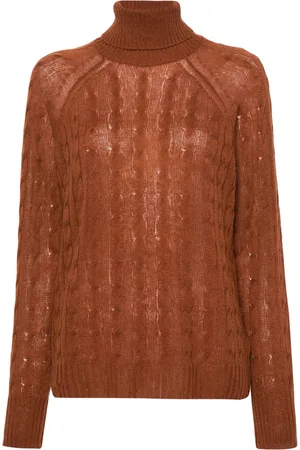 Etro Pegaso-motif cable-knit jumper