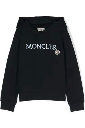 Moncler Embroidered-logo cotton hoodie