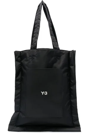Y-3 Lux logo-print tote bag