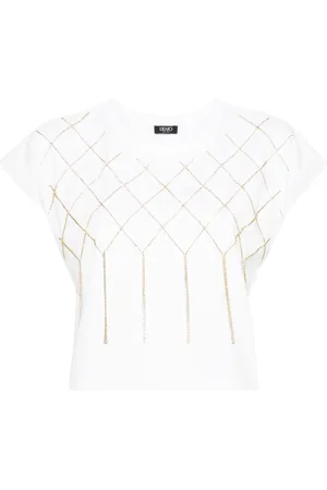 Liu Jo Bead-detailing T-shirt