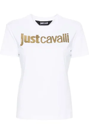 Roberto Cavalli Logo-print cotton T-shirt
