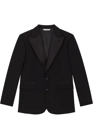 Dolce & Gabbana Single-breasted satin-finish blazer