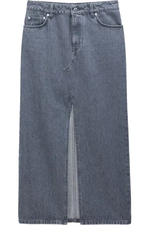 Filippa K Front-slit organic cotton maxi skirt