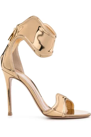 Gianvito Rossi Lucrezia 105mm metallic sandals