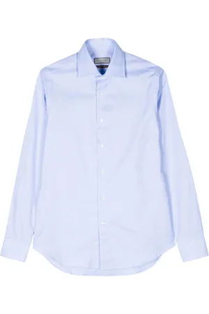 CANALI Long-sleeve cotton shirt