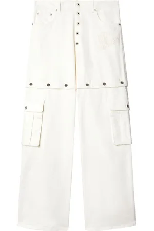 OFF-WHITE 90s mid-rise straight-leg jeans