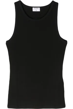 Filippa K Ribbed stretch-cotton top