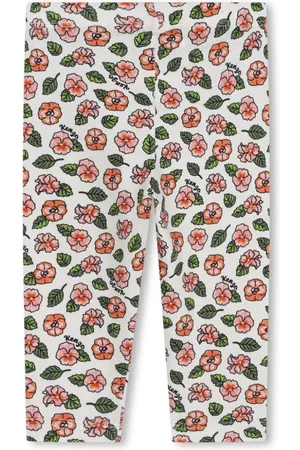 Kenzo Floral-print elastic-waist leggings