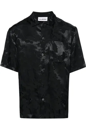 HAN Kjøbenhavn Jacquard satin shirt