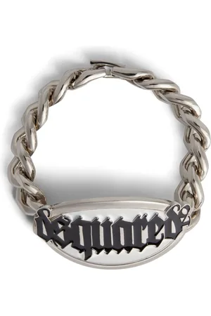 Dsquared2 Logo-engraved chain bracelet