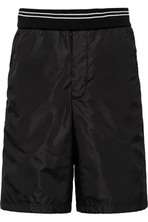 Prada Triangle-logo piqué bermuda shorts