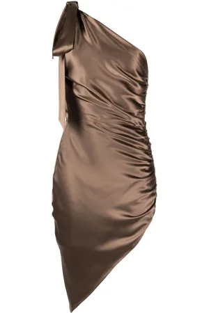Michelle Mason Asymmetric silk dress