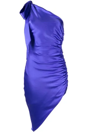 Michelle Mason Asymmetric silk minidress