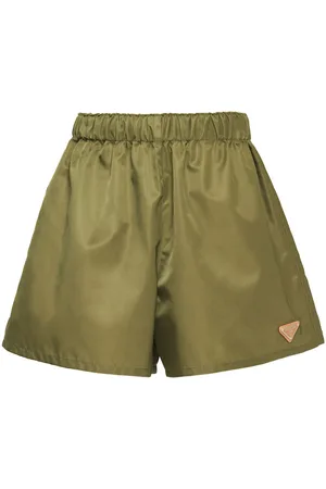 Prada Re-nylon triangle-logo shorts