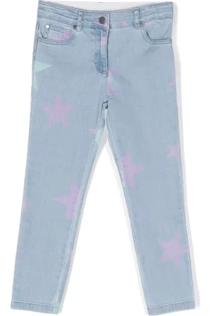 Stella McCartney Star-print cotton jeans