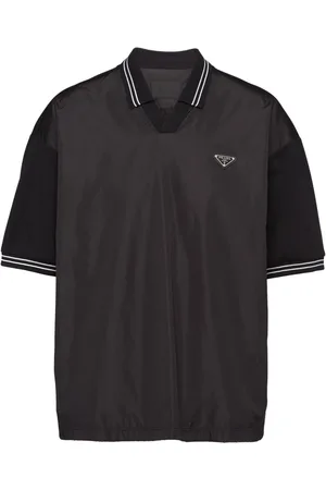 Prada Re-Nylon piqué polo shirt