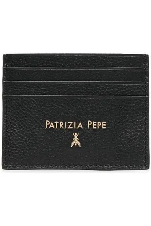 Patrizia Pepe Fly logo-plaque card holder